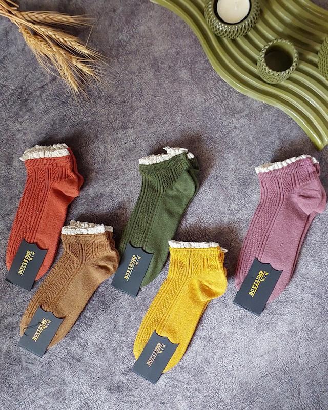 جوراب مچی لب گیپور (پک رنگین کمانی)