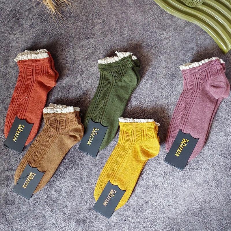 جوراب مچی لب گیپور (پک رنگین کمانی)