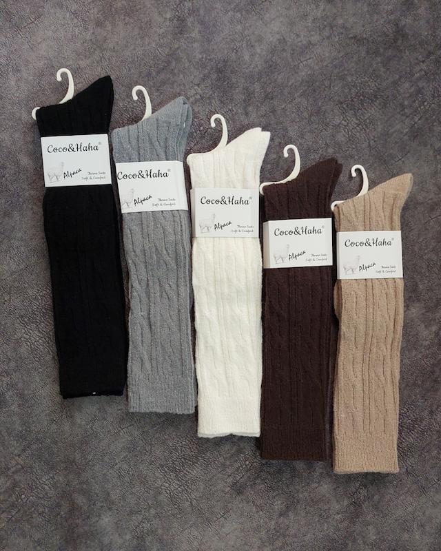 جوراب پشمی لاما زیر زانو کد ۲۱۴