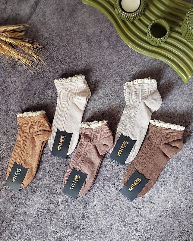 جوراب زنانه مچی لب گیپور(پک نوود)