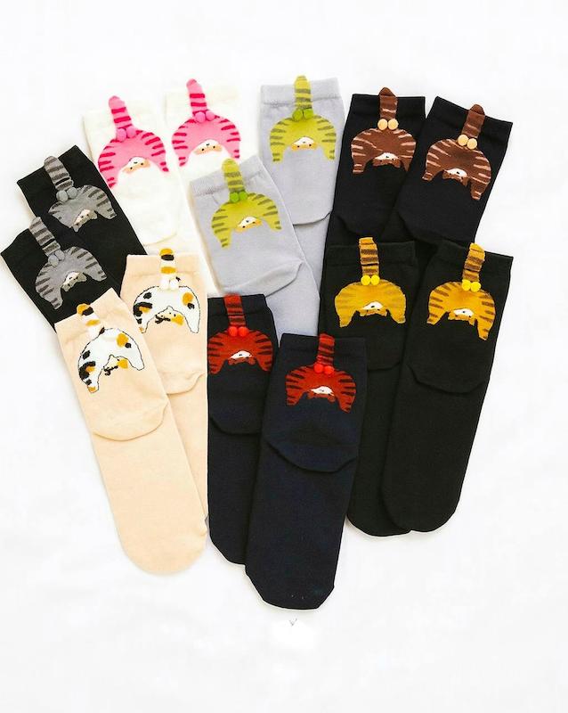 جوراب گربه بی ادب دوگیلاسه