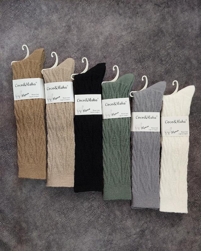 جوراب پشمی لاما زیر زانو کد ۲۱۱