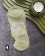 جوراب زنانه زیرقوزکی ترکیبی شیشه ای سبز ماچا