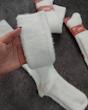 جوراب لاما سفید زیرزانو