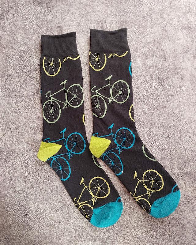 جوراب مردانه طرح دوچرخه