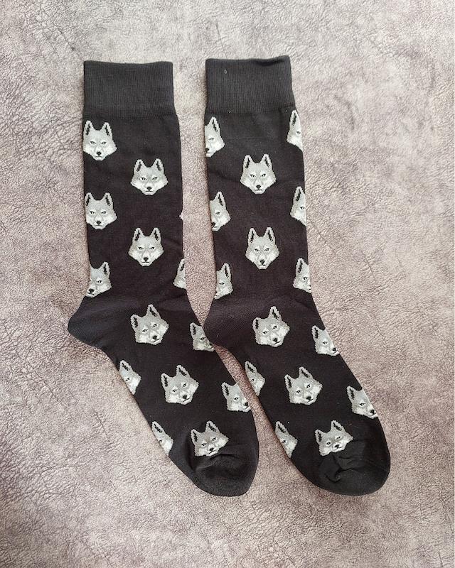 جوراب مردانه طرح گرگ