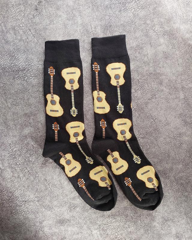 جوراب مردانه طرح گیتار