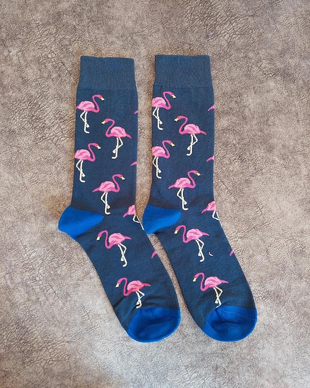 جوراب مردانه طرح فلامینگو