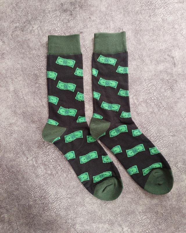 جوراب مردانه طرح دلار