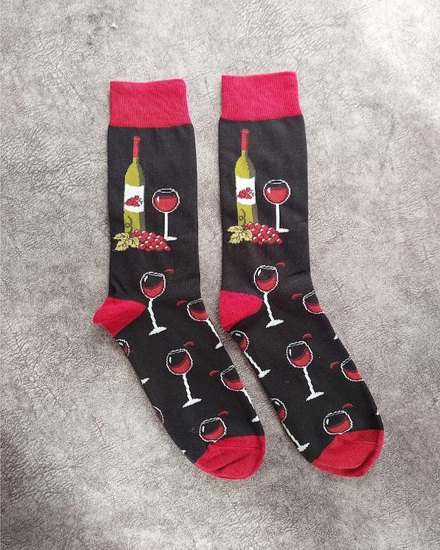 جوراب مردانه طرح جام سرخ