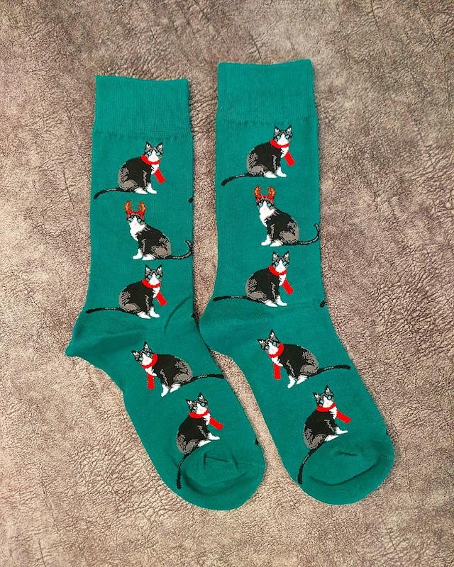 جوراب ساقدار هنری گربه کد ۱۱۳