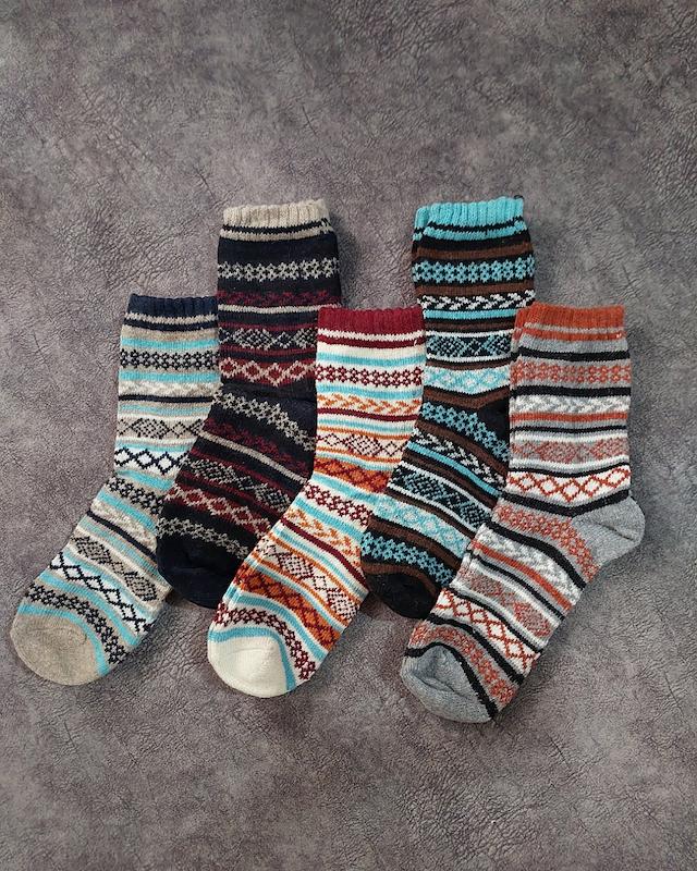 جوراب بافت وینتیج زنانه ساقدار کد ۱۱۷