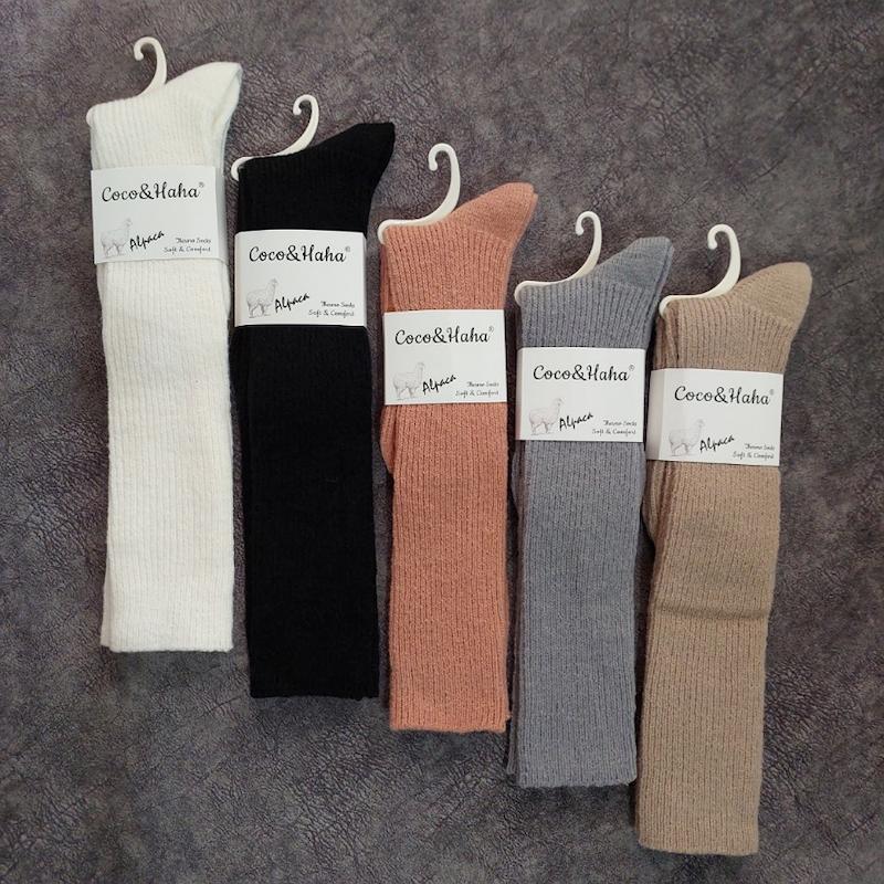 جوراب پشمی لاما زیر زانو کد ۲۱۵