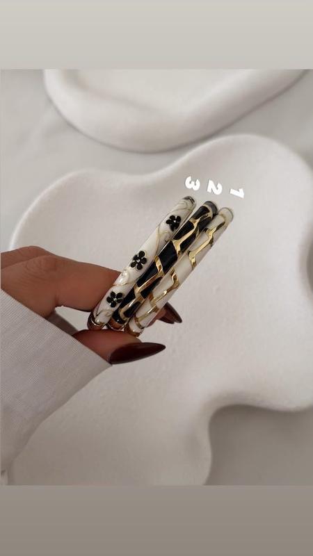 دستبند ميناكاري ظريف