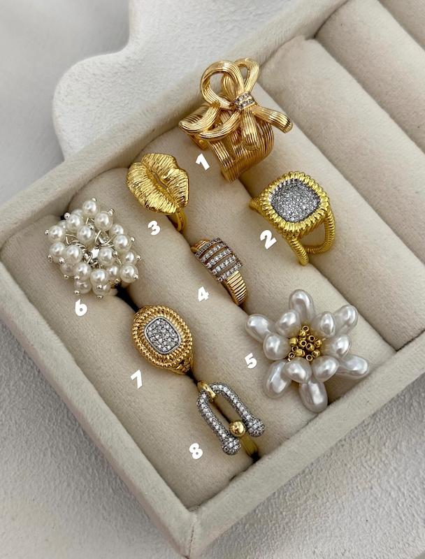 انگشتر طرح طلا ۴