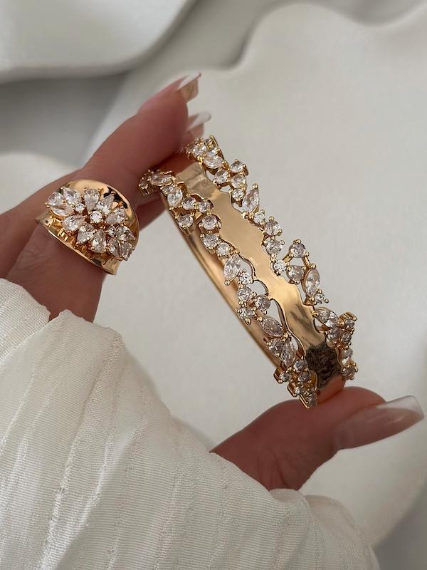 نیمست جواهری طرح طلا