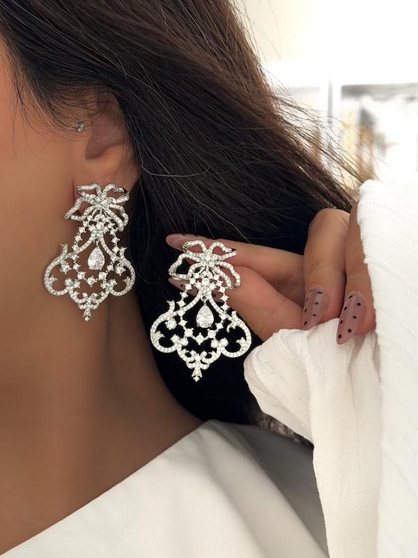 گوشواره جواهری تینا