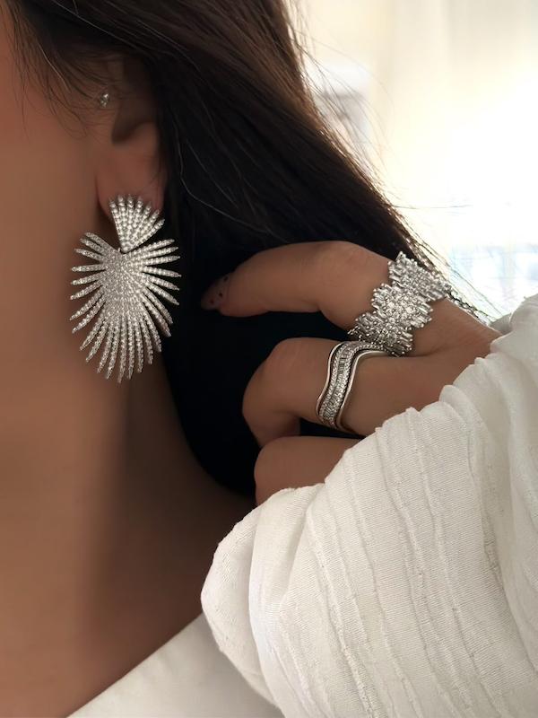 گوشواره جواهری شاپرک