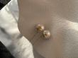 گوشواره های حلقه ای و مرواریدی