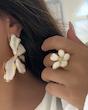 گوشواره گل یطرفه فشن