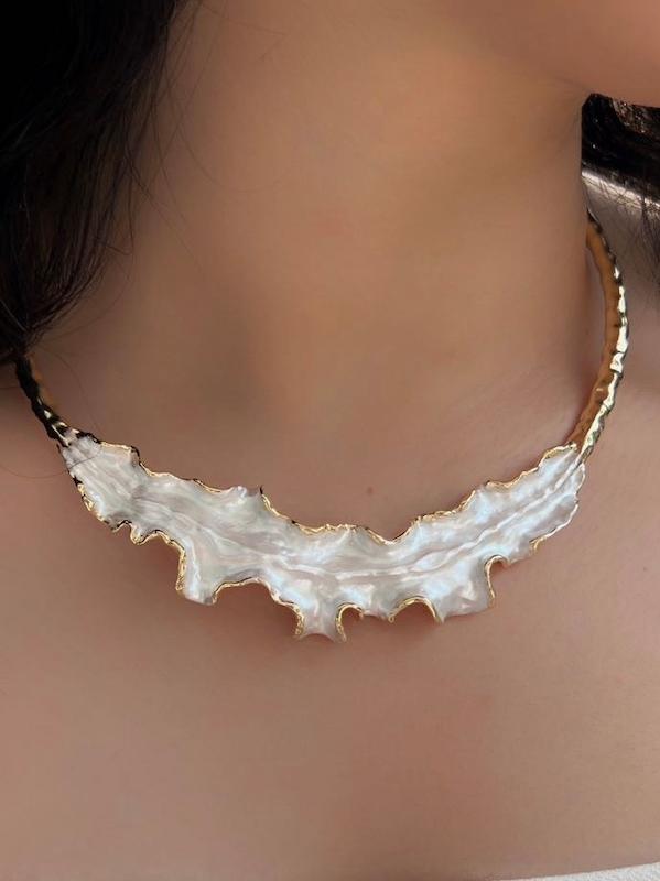 طوق میناکاری حاشیه طلایی