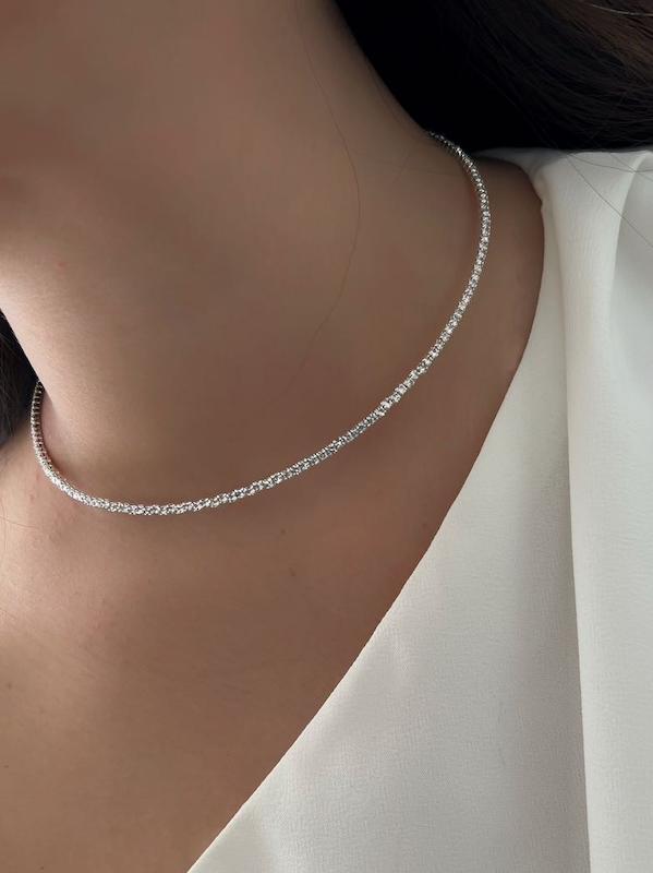 طوق نگینی تک لاین ظریف