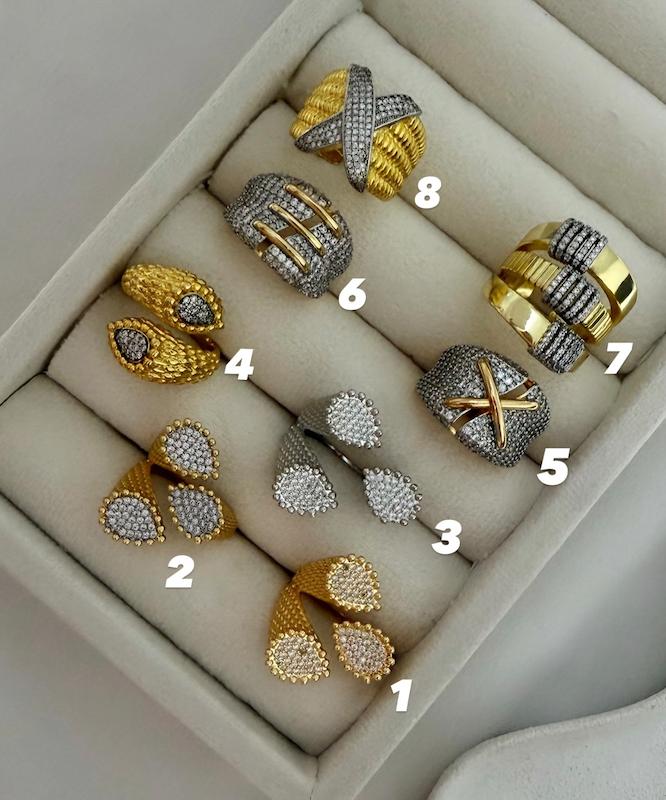 انگشترهای طرح طلا