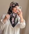 روسری ابریشم توییل وارداتی قواره کوچک 