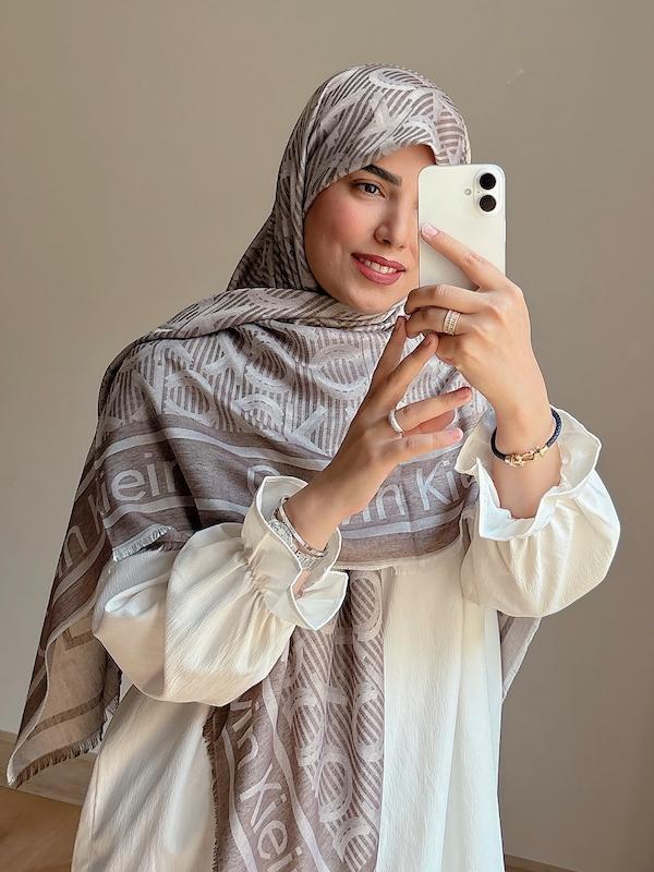 روسری مودال ابریشم ck