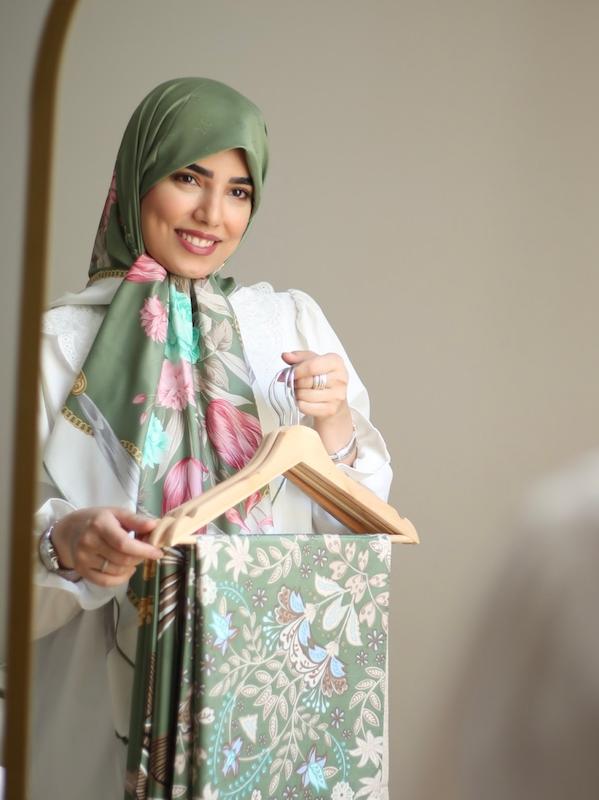 روسری ابریشم ژاکارد وارداتی