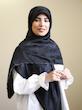 روسری نخ ابریشم ژاکارد زنجیری