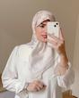 روسری ابریشم توییل شکوفه