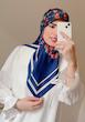 روسری ابریشم توییل شکوفه