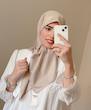 روسری ساتن ابریشم