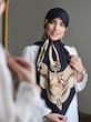 روسری ابریشم ژاکارد هرمس(رنگبندی)