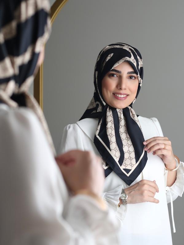 روسری ابریشم توییل گوچی