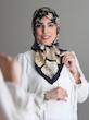 روسری ابریشم توییل گل رز(رنگبندی)