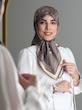 روسری ابریشم هرمس(رنگبندی)