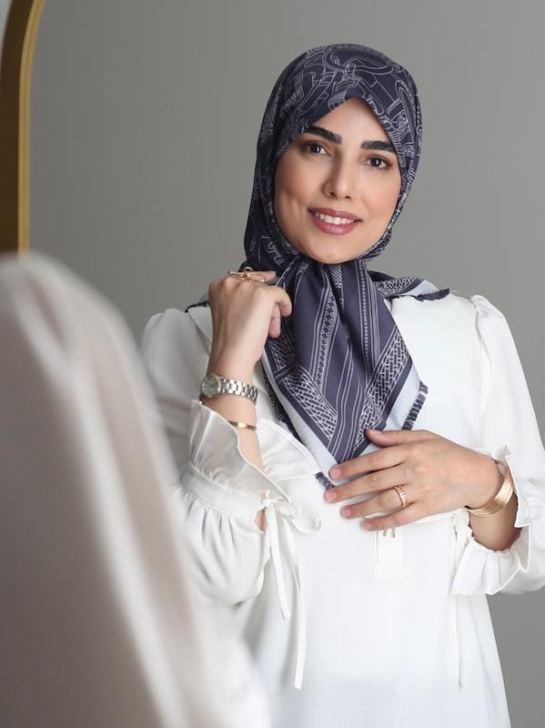 روسری ابریشم هرمس(رنگبندی)