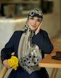 روسری ابریشم توییل ژاکارد (رنگبندی)