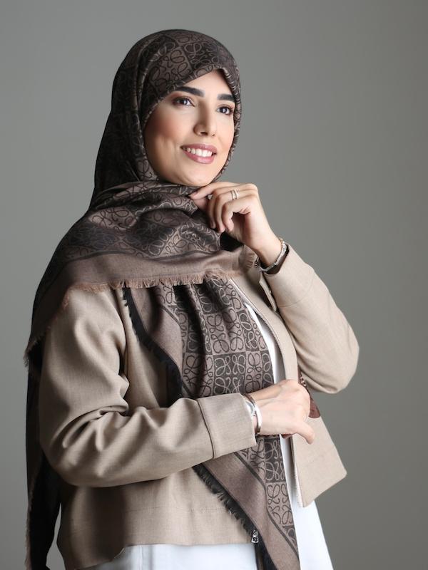 روسری کشمیر سه گوش لوعه وه