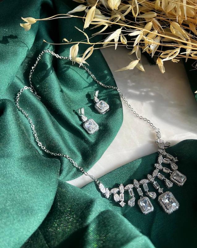 نیم ست جواهری 