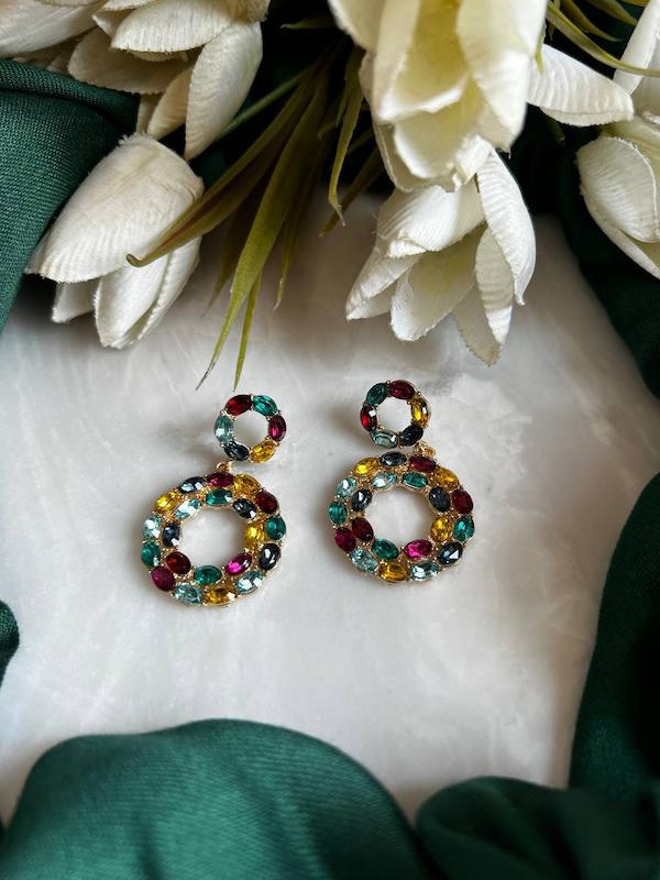 گوشواره رنگی 