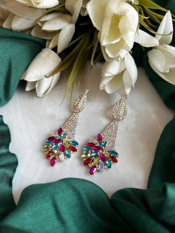 گوشواره رنگی 