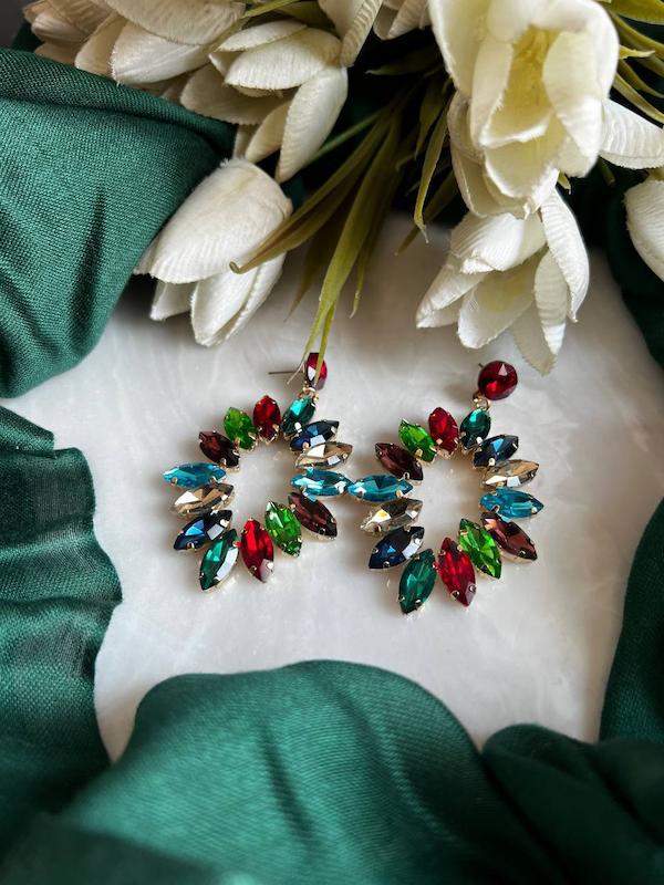 گوشواره رنگی 