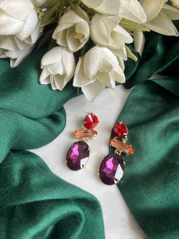 گوشواره رنگی 