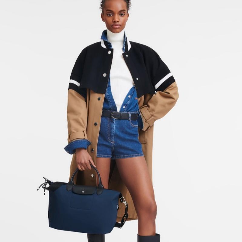 کیف Longchamp بند پهن