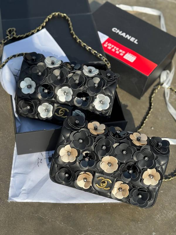 Chanel flower bag