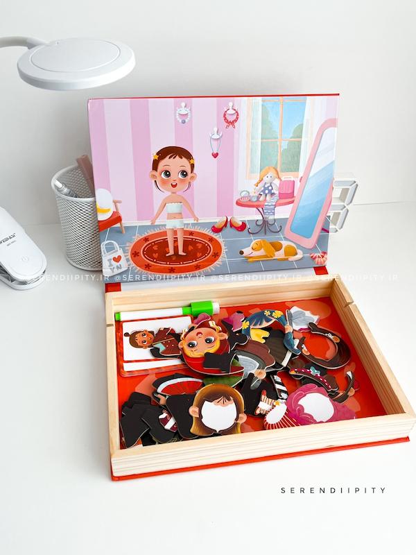 پازل / بازی مگنتی خلاقانه دختر