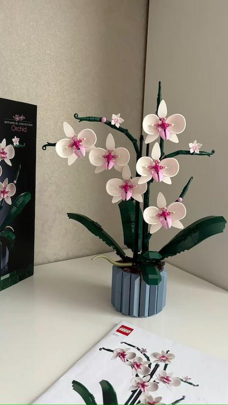 لگو گل و گلدون ارکیده 608تکه